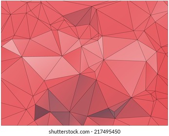 Abstract geometric background of triangular polygons