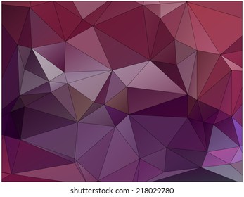 Abstract geometric background of triangular polygons
