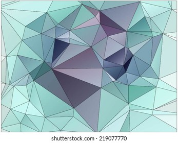 Abstract geometric background of triangular polygons