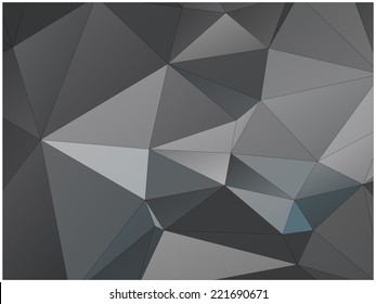 Abstract geometric background of triangular polygons
