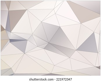 Abstract geometric background of triangular polygons