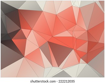 Abstract geometric background of triangular polygons