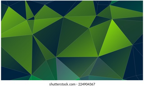 Abstract geometric background of triangular polygons