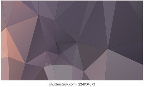 Abstract geometric background of triangular polygons