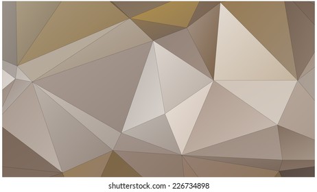 Abstract geometric background of triangular polygons