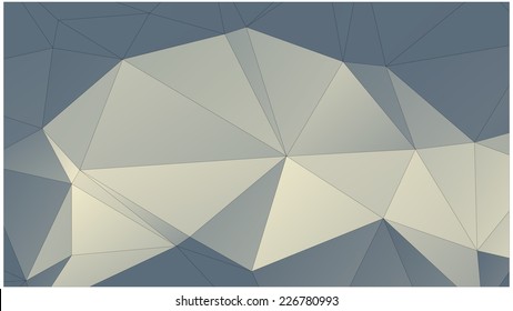Abstract geometric background of triangular polygons