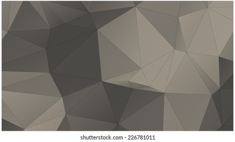 Abstract geometric background of triangular polygons
