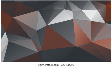 Abstract geometric background of triangular polygons