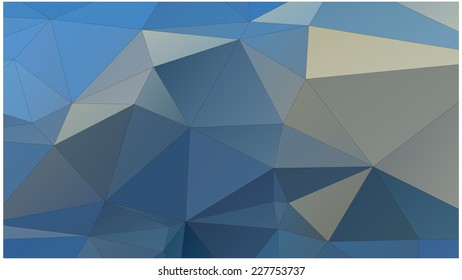 Abstract geometric background of triangular polygons