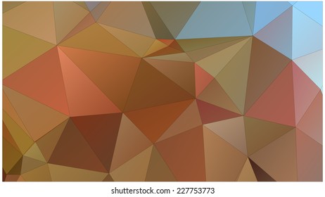 Abstract geometric background of triangular polygons