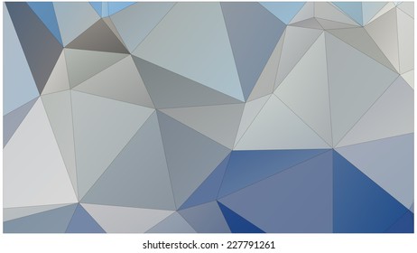 Abstract geometric background of triangular polygons
