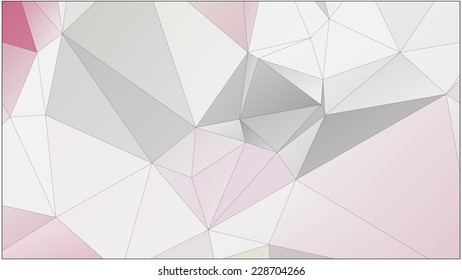 Abstract geometric background of triangular polygons