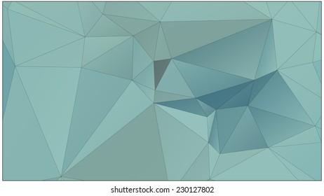 Abstract geometric background of triangular polygons