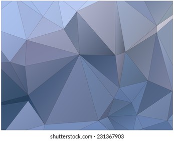 Abstract geometric background of triangular polygons