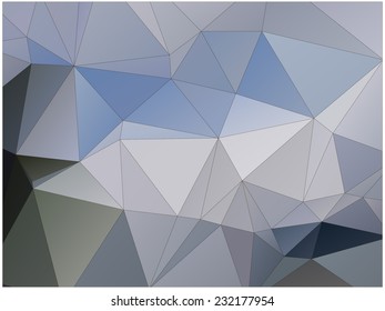 Abstract geometric background of triangular polygons
