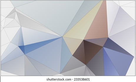 Abstract geometric background of triangular polygons