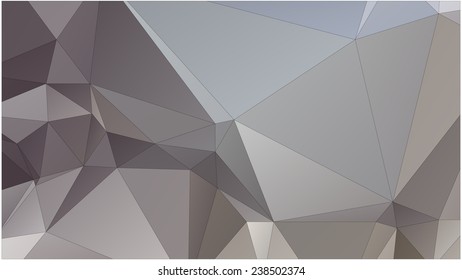 Abstract geometric background of triangular polygons