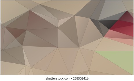 Abstract geometric background of triangular polygons