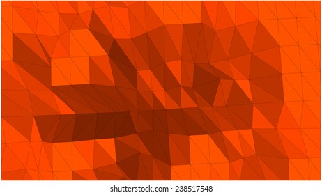 Abstract geometric background of triangular polygons