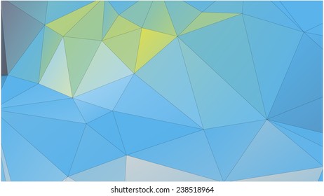 Abstract geometric background of triangular polygons