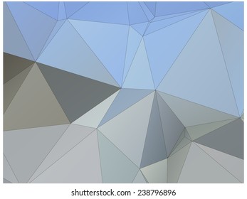 Abstract geometric background of triangular polygons