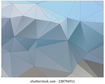 Abstract geometric background of triangular polygons