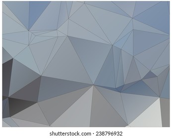 Abstract geometric background of triangular polygons