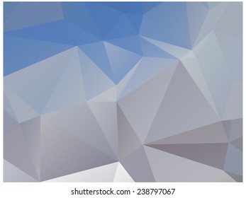 Abstract geometric background of triangular polygons