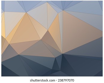 Abstract geometric background of triangular polygons