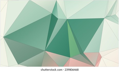 Abstract geometric background of triangular polygons
