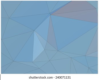 Abstract geometric background of triangular polygons