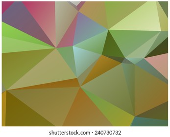 Abstract geometric background of triangular polygons