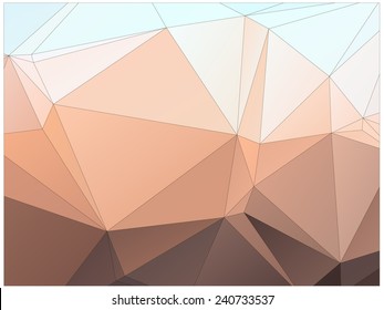 Abstract geometric background of triangular polygons