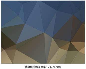 Abstract geometric background of triangular polygons