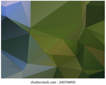 Abstract geometric background of triangular polygons