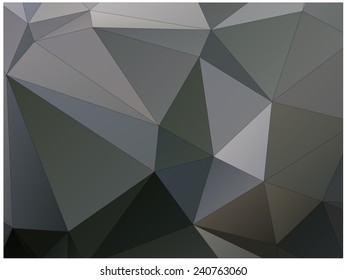 Abstract geometric background of triangular polygons