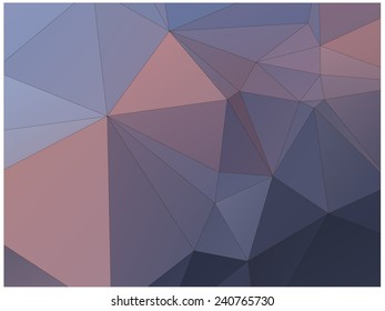 Abstract geometric background of triangular polygons