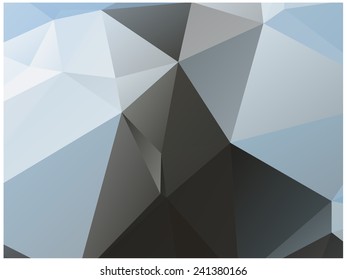 Abstract geometric background of triangular polygons