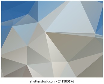 Abstract geometric background of triangular polygons