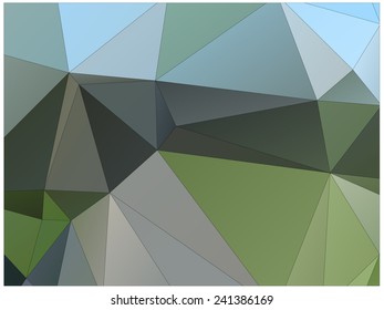 Abstract geometric background of triangular polygons