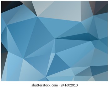Abstract geometric background of triangular polygons