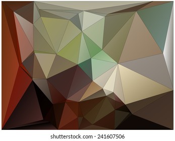 Abstract geometric background of triangular polygons