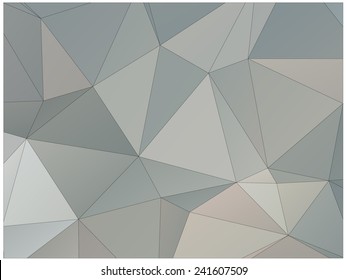 Abstract geometric background of triangular polygons