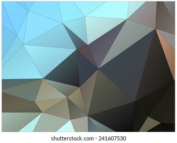 Abstract geometric background of triangular polygons