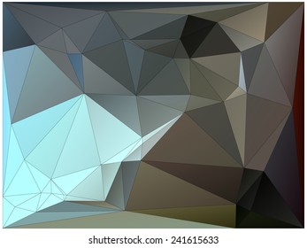 Abstract geometric background of triangular polygons