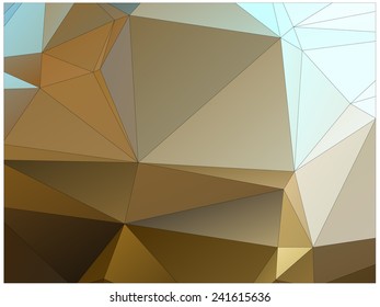 Abstract geometric background of triangular polygons