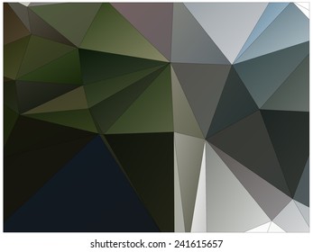 Abstract geometric background of triangular polygons