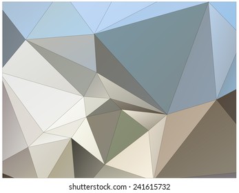Abstract geometric background of triangular polygons