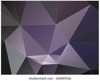 Abstract geometric background of triangular polygons