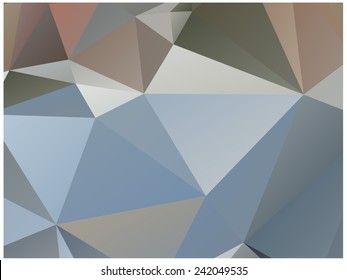 Abstract geometric background of triangular polygons